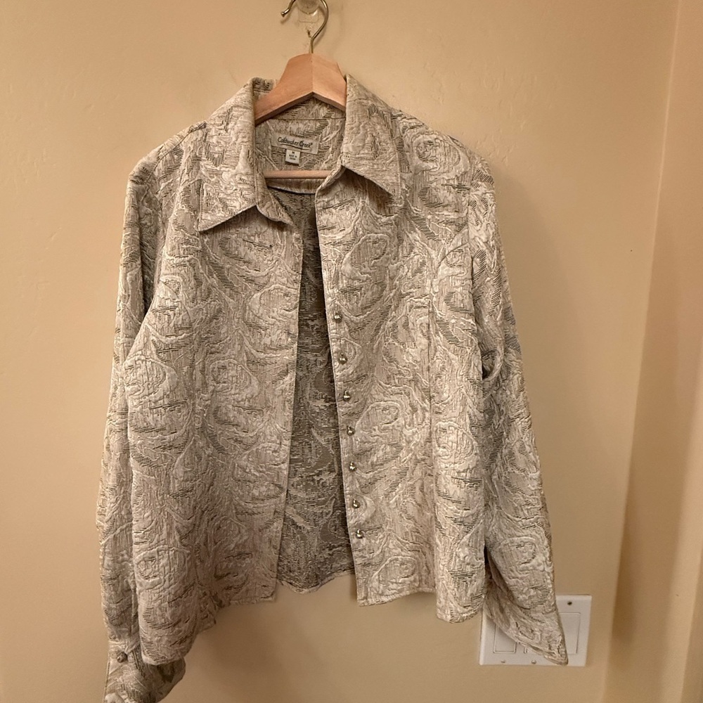 Coldwater Creek Elegant Cream Jacket